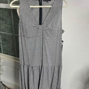20. NWT Tiana B Black/ White Checkered Dress
